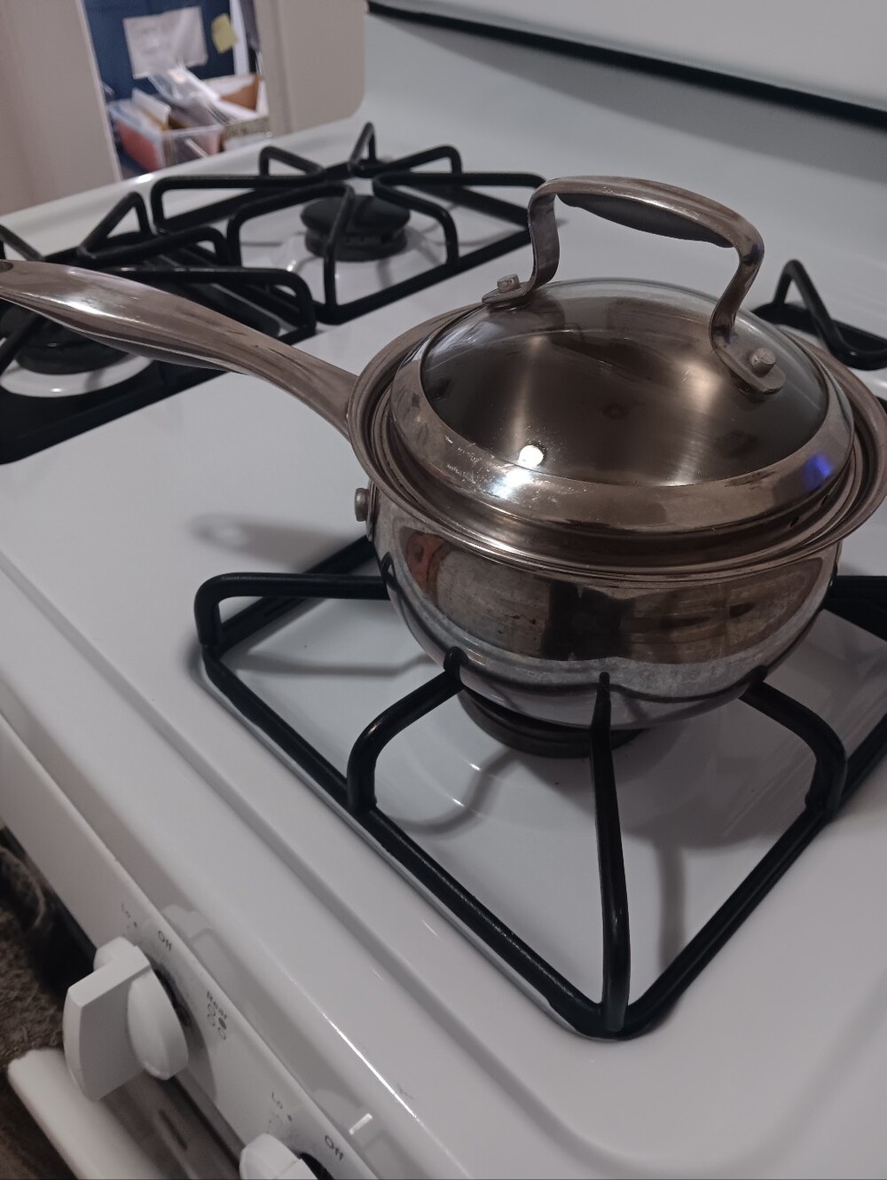 Belgique Stainless Steel Covered Saucepan - Polished Silver Finish - Picture 3 of 3